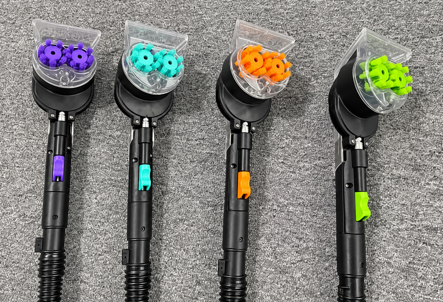 Four cleaning brush accessories