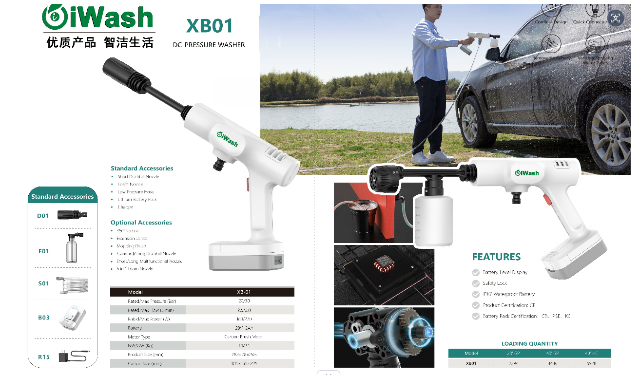 XB-01 manufacturer brochure