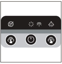 Control panel illustration for the steam VC265 version